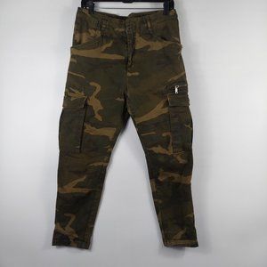 Zara Camouflage Cargo Chinos